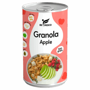 NGũ Cốc Granola Mix Hạt Macca Vị Táo Hộp 300g