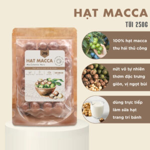Hạt Macca DalatFarm - Túi 250g