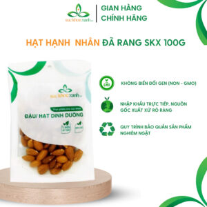 Hạt hạnh nhân Mỹ tách vỏ dinh dưỡng cao cấp 500g – tốt cho tim mạch, giảm cân, eat clean
