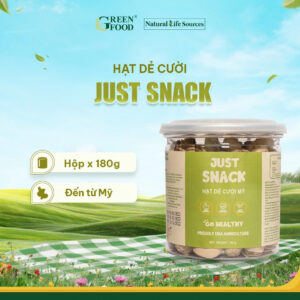 Hạt Dẻ Cười Mỹ rang khô có vỏ Green Food – Hộp 180g