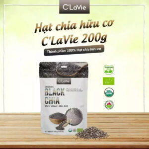 HẠT CHIA HỮU CƠ C'LaVie 200g - Nhập khẩu chính ngạch, tự nhiên không biến đổi gen