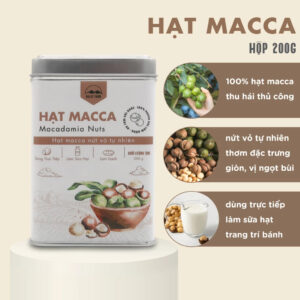 Hạt Macca DalatFarm - Hộp 200g