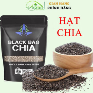 Hạt Chia Đen Organic Hữu Cơ Cho Người Giảm Cân, Ăn Kiêng 500 Gr, Hạt Chia Giảm Cân, Nhập Khẩu Úc