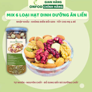 Mix 6 loại hạt dinh dưỡng ăn liền ONFOD