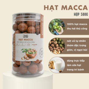 Hạt Macca DalatFarm - Hộp 500g