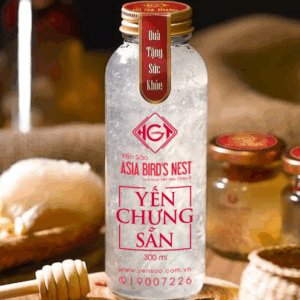 Tổ yến chưng sẵn với đường phèn Asia Bird’s Nest ( Chai 300 ml )