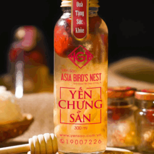 Tổ yến chưng sẵn với hạt sen và táo tàu Asia Bird’s Nest ( Chai 300 ml )