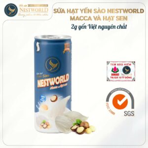 Sữa hạt yến sào Nestword Macca và hạt sen